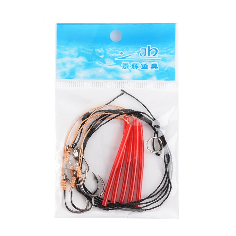 Peche Fishing Hooks String Hooks Rigs Swivel Lines Pesca High Carbon Steel Fishhooks with 5 Small Hooks Peche Fishing Hooks String Hooks Rigs Swivel Lines Pesca High Carbon Steel Fishhooks with 5 Small Hooks