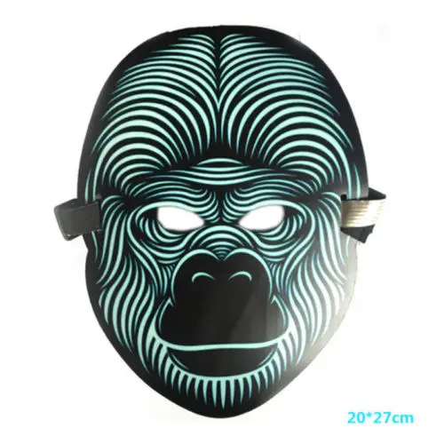 Thefound светодиодный реактивный звук маска звуковая активированная уличный танец Rave EDM Plur Вечерние Маски - Цвет: 2