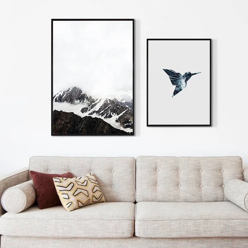 HAOCHU-Nordic-small-fresh-decoration-painting-landscape-abstract-modern-simple-living-room-bedroom-restaurant-artwork-home