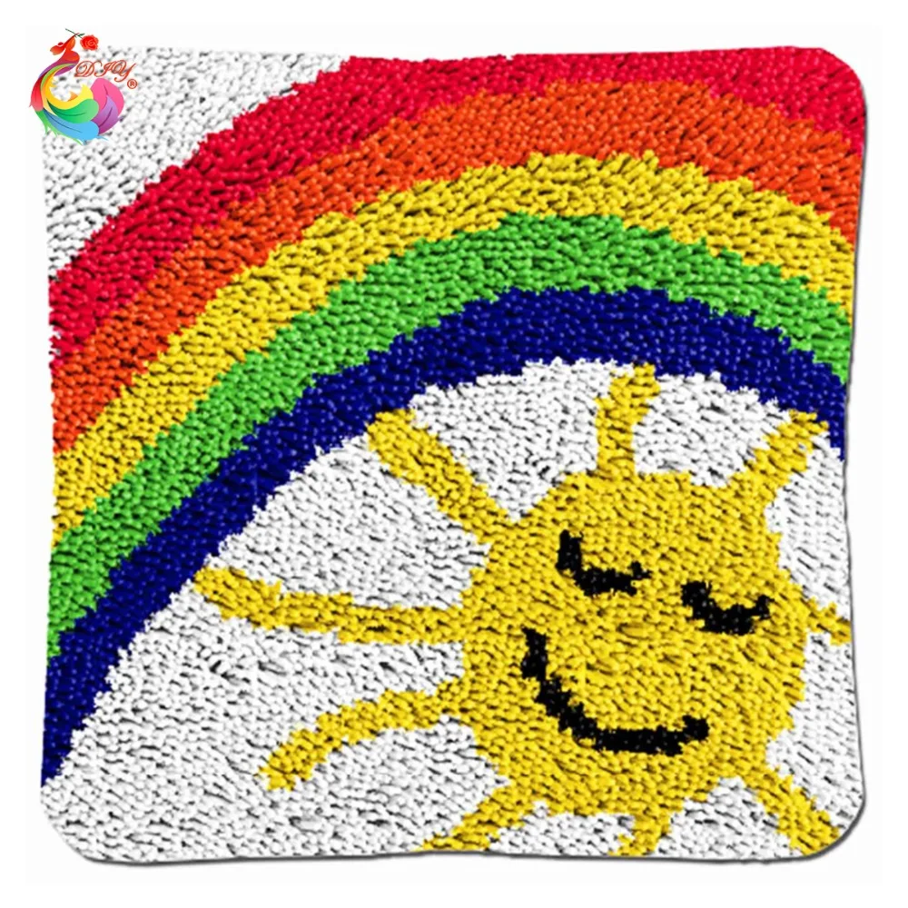 Лидер продаж набор 3d подушек с защелкой радуга солнце птица 2016 рукоделие