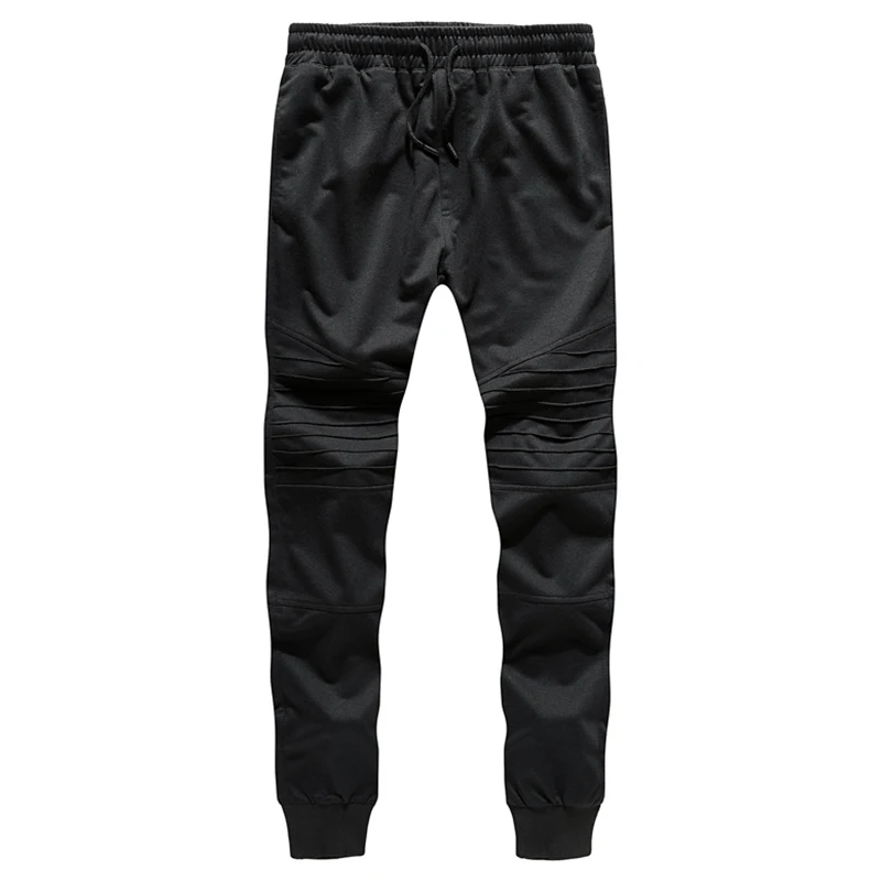 Мужские брюки спортивные штаны мульти карманные длинные брюки спортивные новые модные брюки спортивные трусики - Цвет: LK43 Black