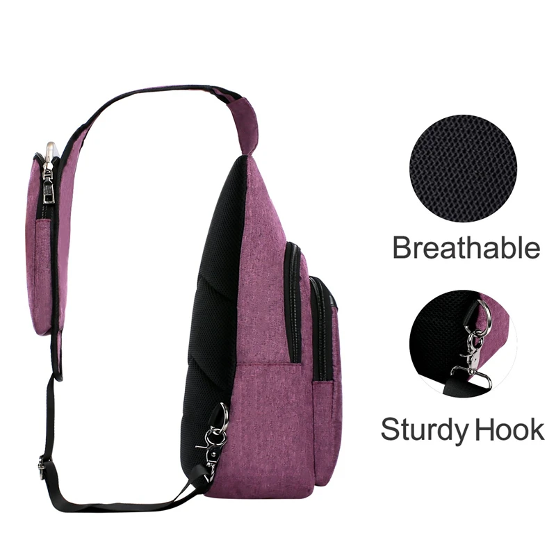 MOSISO новые сумки через плечо мужские usb зарядка нагрудный пакет один плечевой ремень задняя Сумка для женщин сумка на плечо рюкзак для