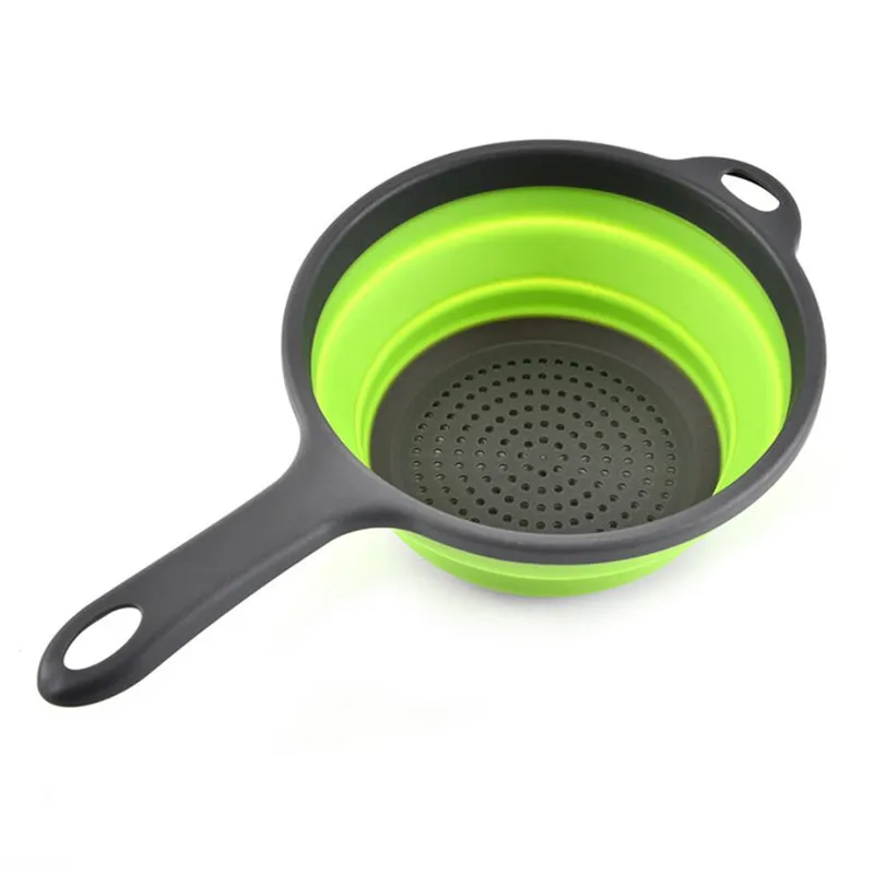 Buy Kitchen Collapsible Silicone Colander Food
