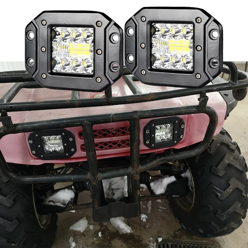 CREK 5 дюймов 39 Вт 48W 12V 24V заподлицо внедорожный светодиодный рабочий светильник