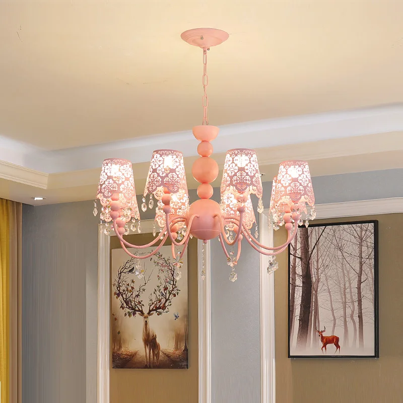 

Modern Crystal pendant lamp Creative Restaurant European Bedroom Study Entrance Hallway Stairs Lighting Lamp Iron Led Lamp