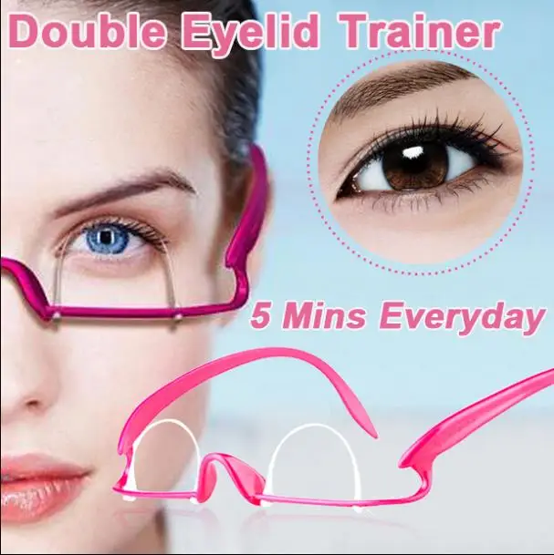 

Double Eyelid Trainer Double Fold Eyelid Sticker Exercise Molding Artifact Glasses Training Eyelid Lift Shaper