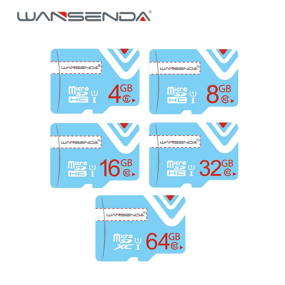Wansenda оригинальная Карта Памяти 8 Г 16 Г 32 Г карта micro sd для Мобильного телефона PSP камеры бесплатный адаптер с розничной пакет