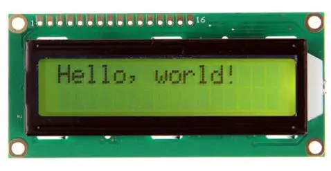LCD1602 Display Module Yellow Screen with Backlight LCD Display 5V for ...
