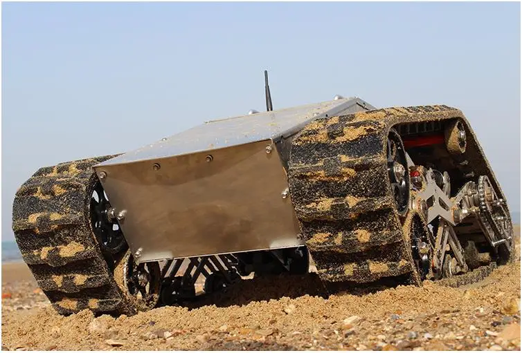 

Big Load Robot Tank Car Chassis for Monitoring Fire Fighting Control Protection Dangerous Enviroment Moving Platform