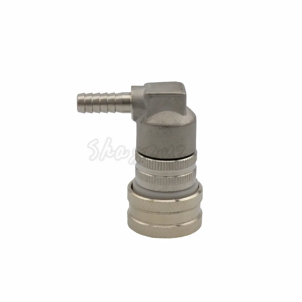 2Pcs Cornelius corny keg Stainless Steel Dispense Ball Lock Liquid & Gas Disconnect with 14inch Barb For Homebrew Beer Keg (1)