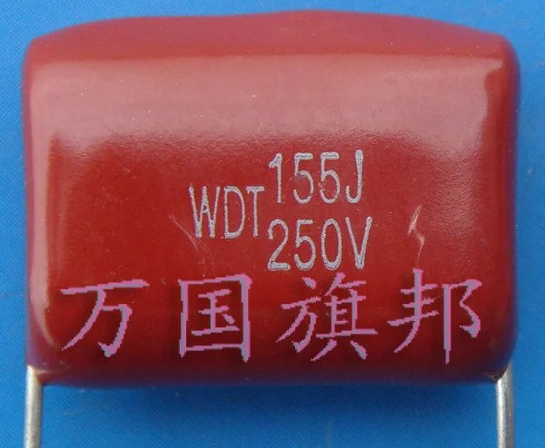 

Free Delivery.CL21 metallized polyester capacitor 250V 155 1.5uF