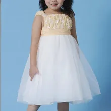 Цветок девочки платья для свадеб пром причастия новая мода дети рождество pageant платья для девочек