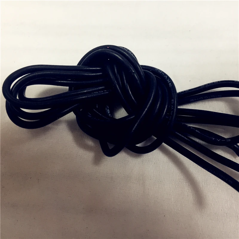 Силиконовая линия AWG 22 # Красный 2 метров и Black2 м удлинитель для светодиодов