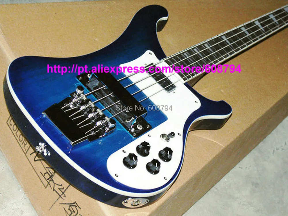 4003 Bass Guitar Custom 4 strings Bass Blue burst Electric