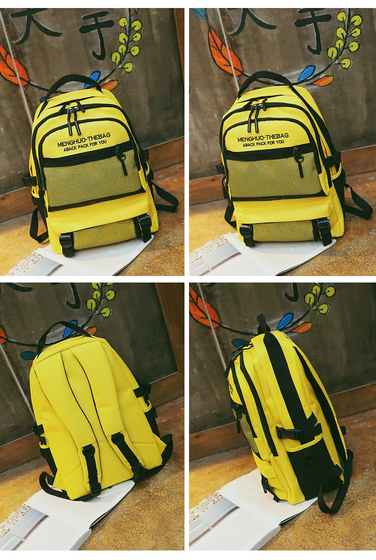 2018 New Menghuo Quality Waterproof Nylon Backpack Female Unisex Men's Backpacks for Laptop Women Notebook Bag Backpack Mochilas (41)