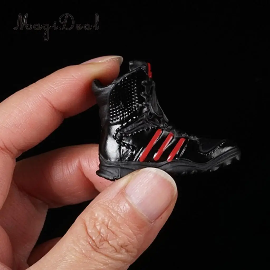 MagiDeal 1/6 Scale Shoes Model Combat Tactical Boots for 12 Inch Female Soldier Body Action Figure Accessories 5Colors