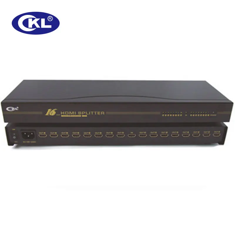 CKL 16 портовый HDMI сплиттер стойка металлический корпус поддерживает 1 4 V Высокое