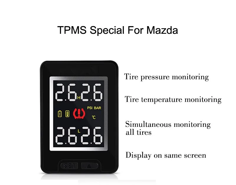 Авто TPMS для Mazda 5 Mazda5 Premacy/шин Давление мониторинга Системы внешних Датчики/Встроенный Установка DIY так легко