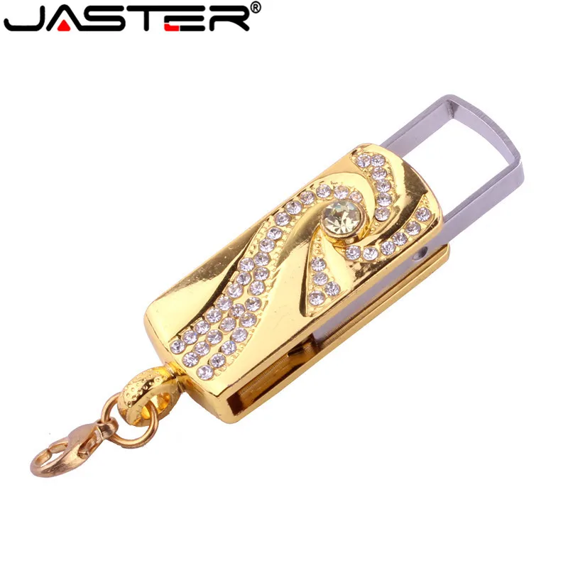 JASTER USB 2,0, 4 ГБ, 8 ГБ, 16 ГБ, 32 ГБ, 64 ГБ, милые блестящие стразы, алмазная флешка, карта памяти, USB флеш-диск, ручка-накопитель