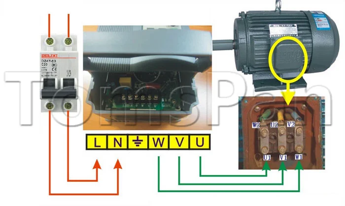 Uvw Electric Motor Wiring Diagram In Addition 3 Phase Motor Wiring