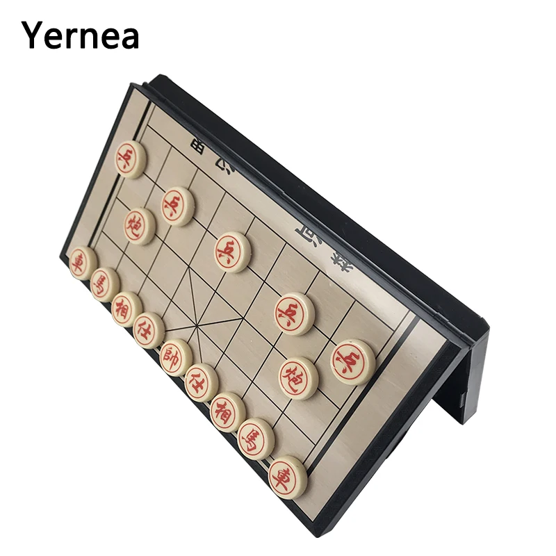 

Yernea Magnet Chinese Chess Pieces Chessboard Chess Game Set Magnet Game With Puzzle Outdoor Chinese Play Entertainment