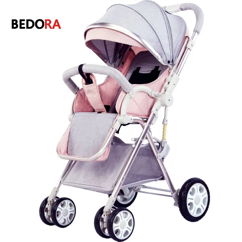 

Bedora two-way stroller high landscape can sit and lie baby carriage down simple fold ultralight portable child baby stroller