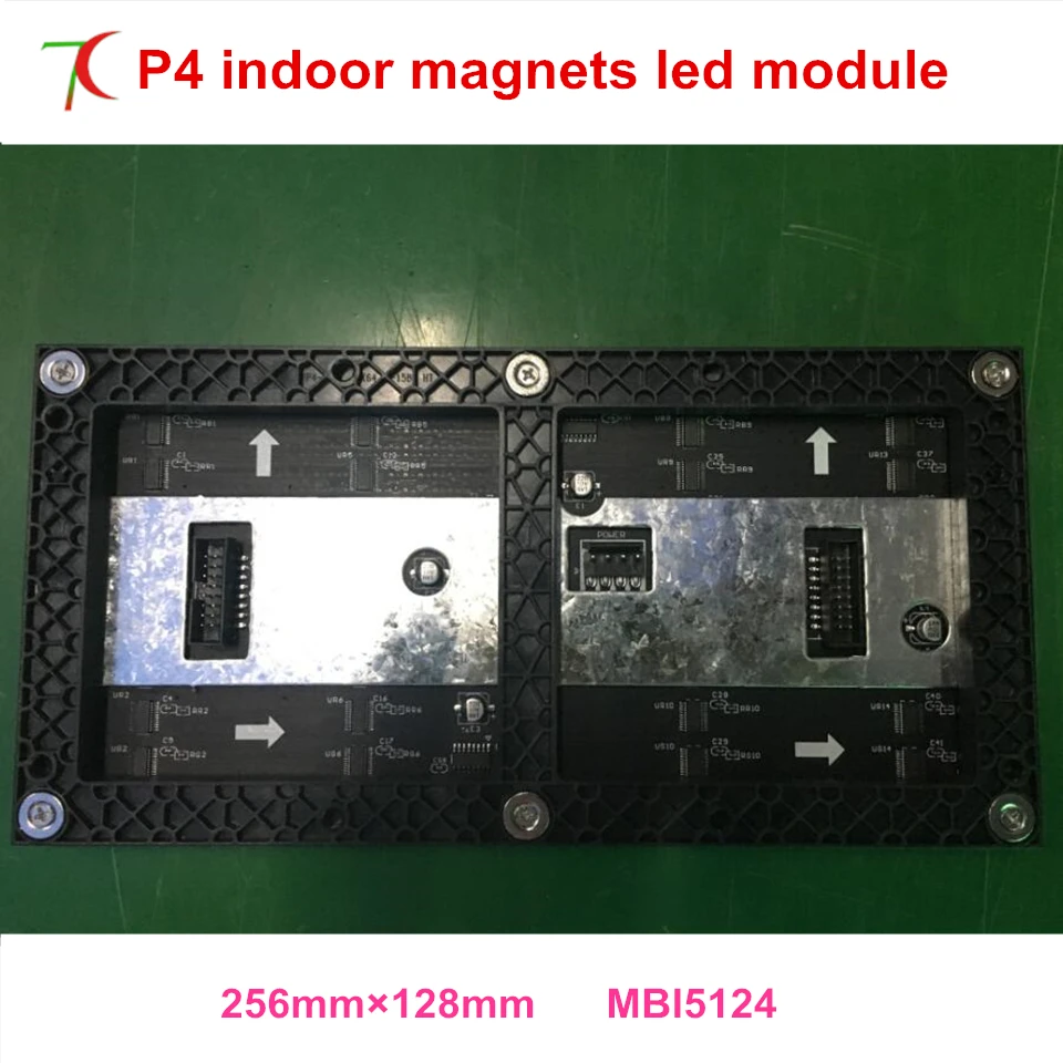 P4 indoor mangnets модуль использовать для спереди mainterance алюминиевый caibnet светодиодный экран, nationstar лампы, MBI5124IC