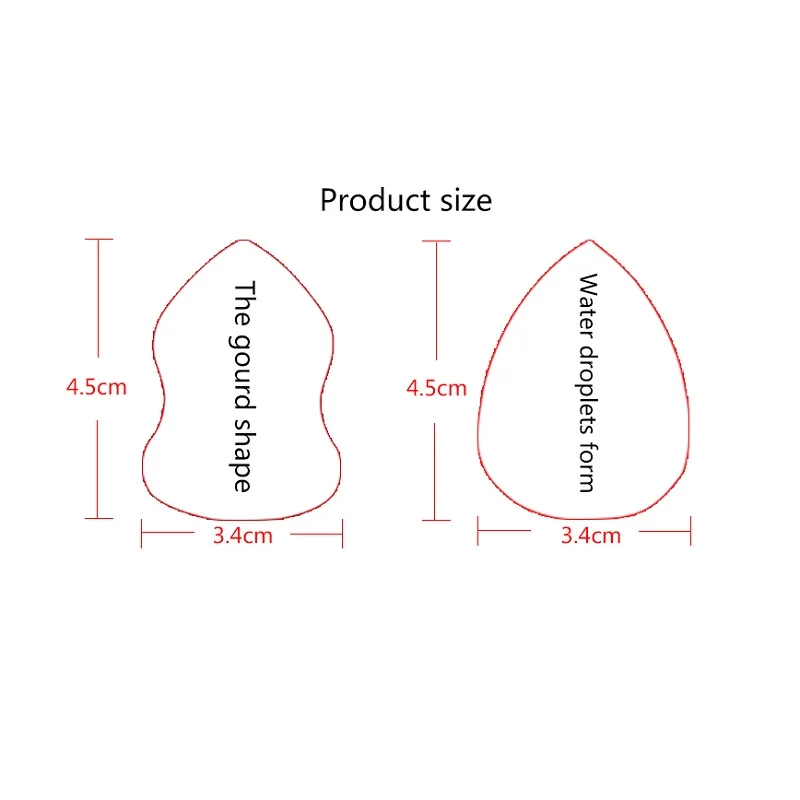 1/4/5/6/10 шт. капли воды и Gourd колено Форма косметический слойка супер мягкая губка, основа, для лица макияж ящик для инструментов Прямая поставка