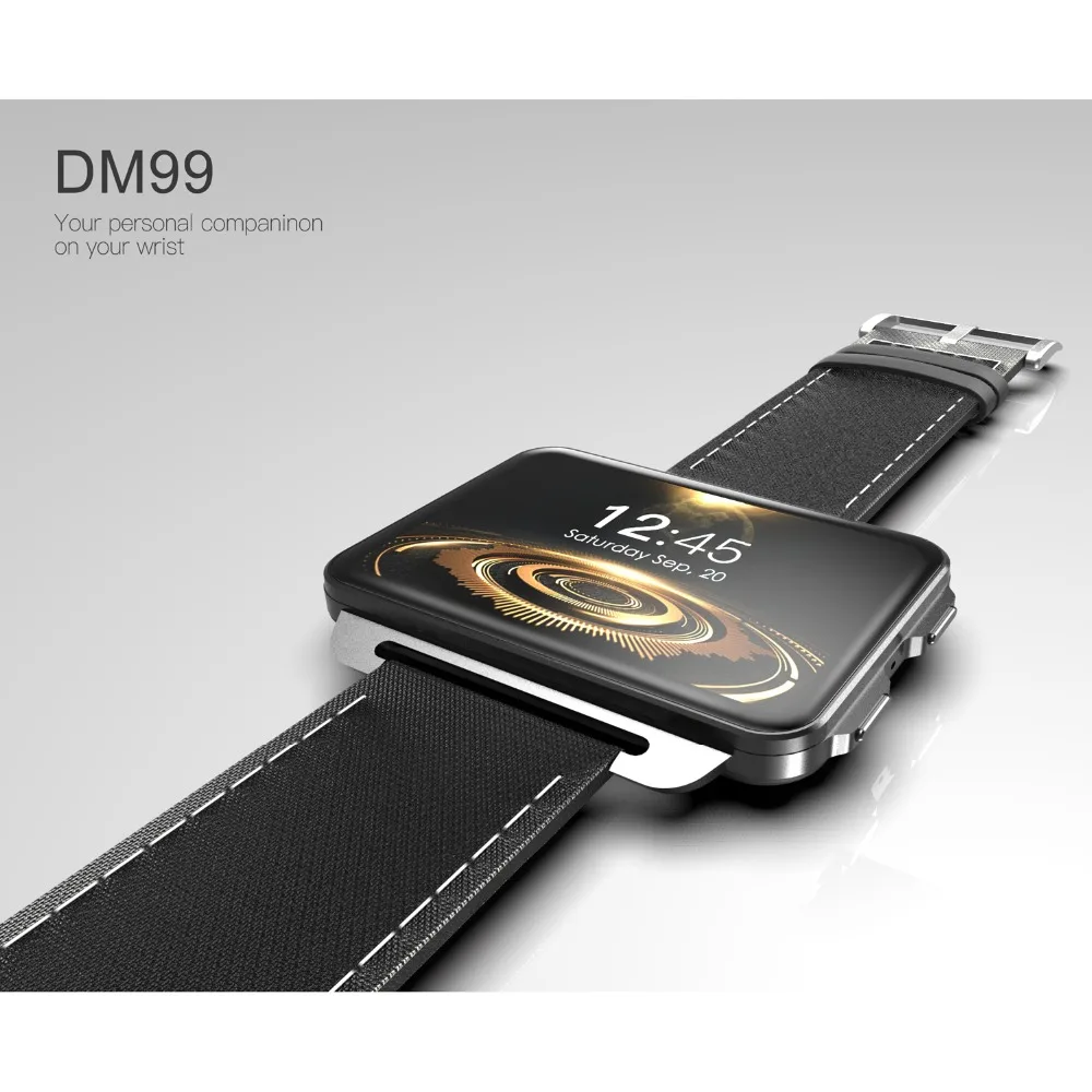 Обновление DM98 DM99 3G сетевые умные часы ОС Android 5 1 ГБ ОЗУ 16 Гб ПЗУ 2 дюйма IPS экран