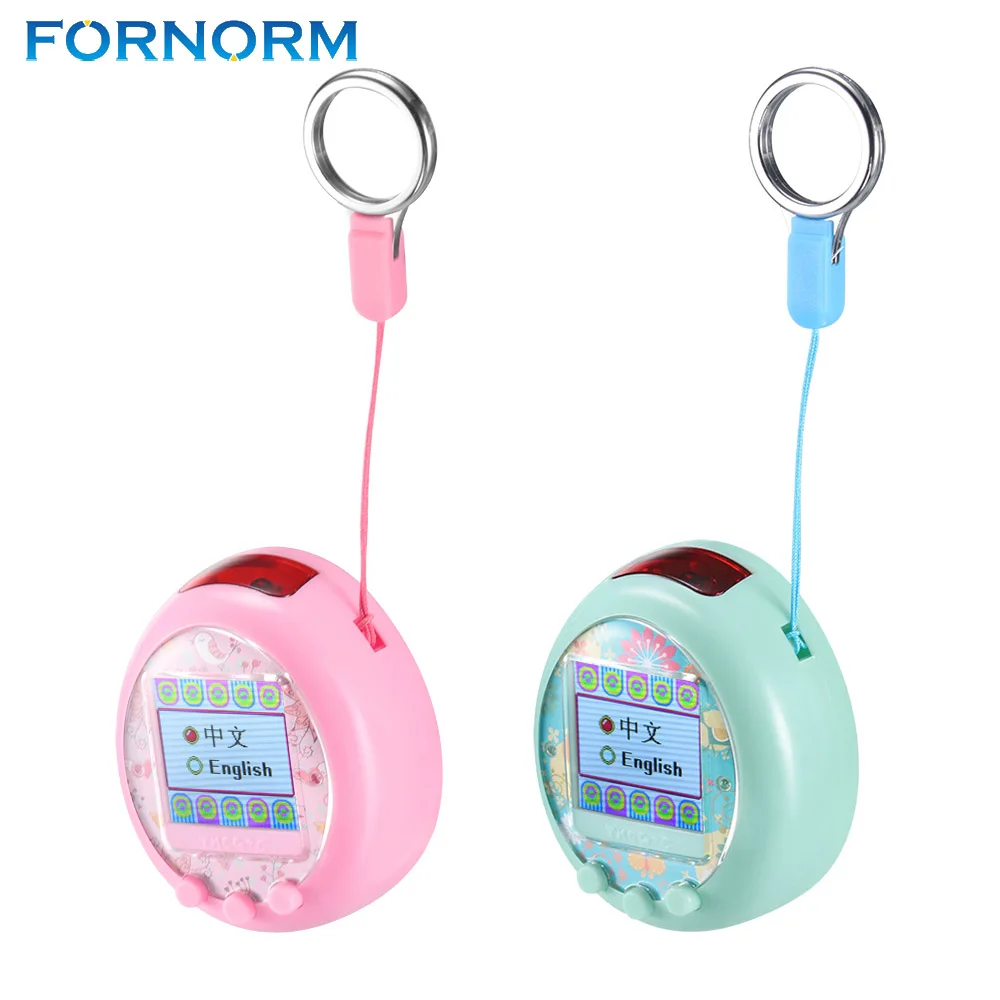 

FORNORM Kids Gaming Portable Color Screen Display Pet Game Consoles Virtual Cyber Console Protection Lanyard