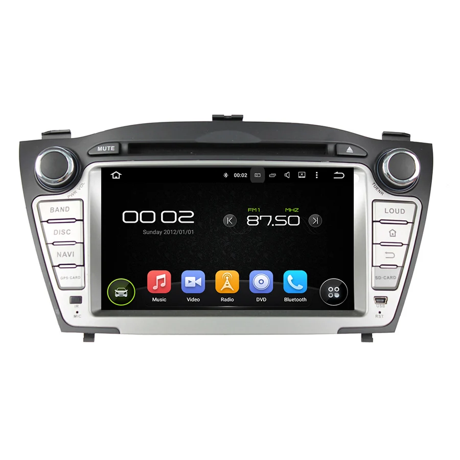 Sale ELANMEY premium car gps navigation Fit for Hyundai Tucson IX35 8-core android 8.0 multimedia player russia glonass radio device 3