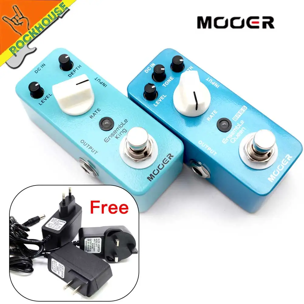 MOOER Ensemble King & Ensemble Queen Chorus Guitar Pedal Bass Chorus