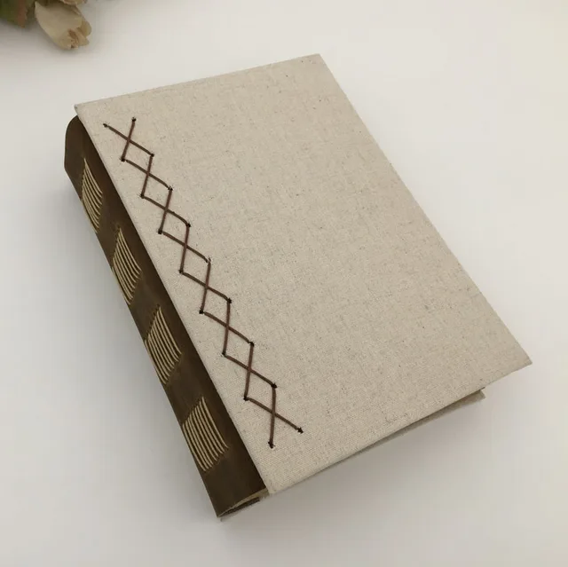 vintage handmade notebook paper personal diary travel journal