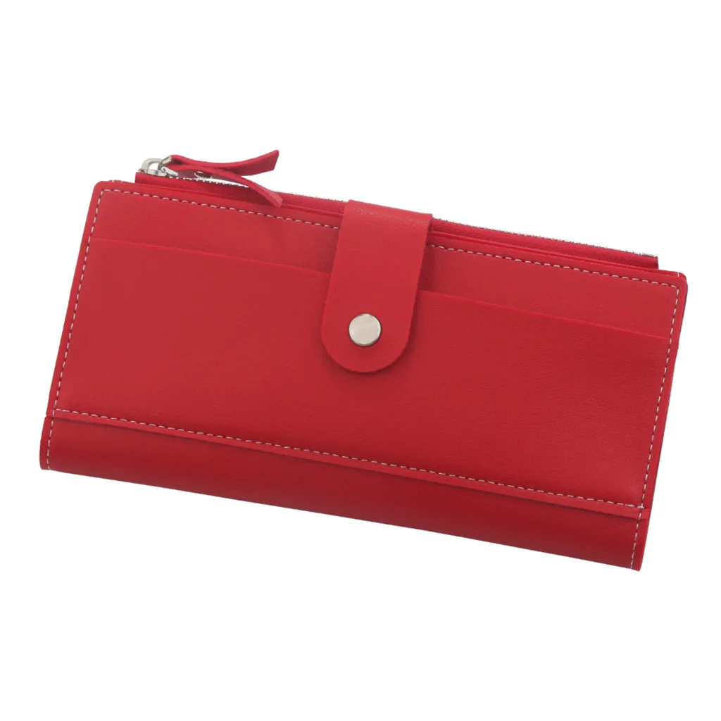 

2019 Wallet Luxury Brand Women's Fashion Long Hasp Closure Pu Leather Wallet Woman Clutch Bag Money Woman Wallet Coin Purse #L5
