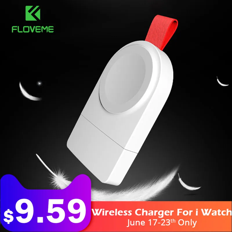 Floveme Wireless Charger For Apple Watch Series 2 3 Charging Cable 2mm 5 4 Dock Adapter | Мобильные телефоны и аксессуары