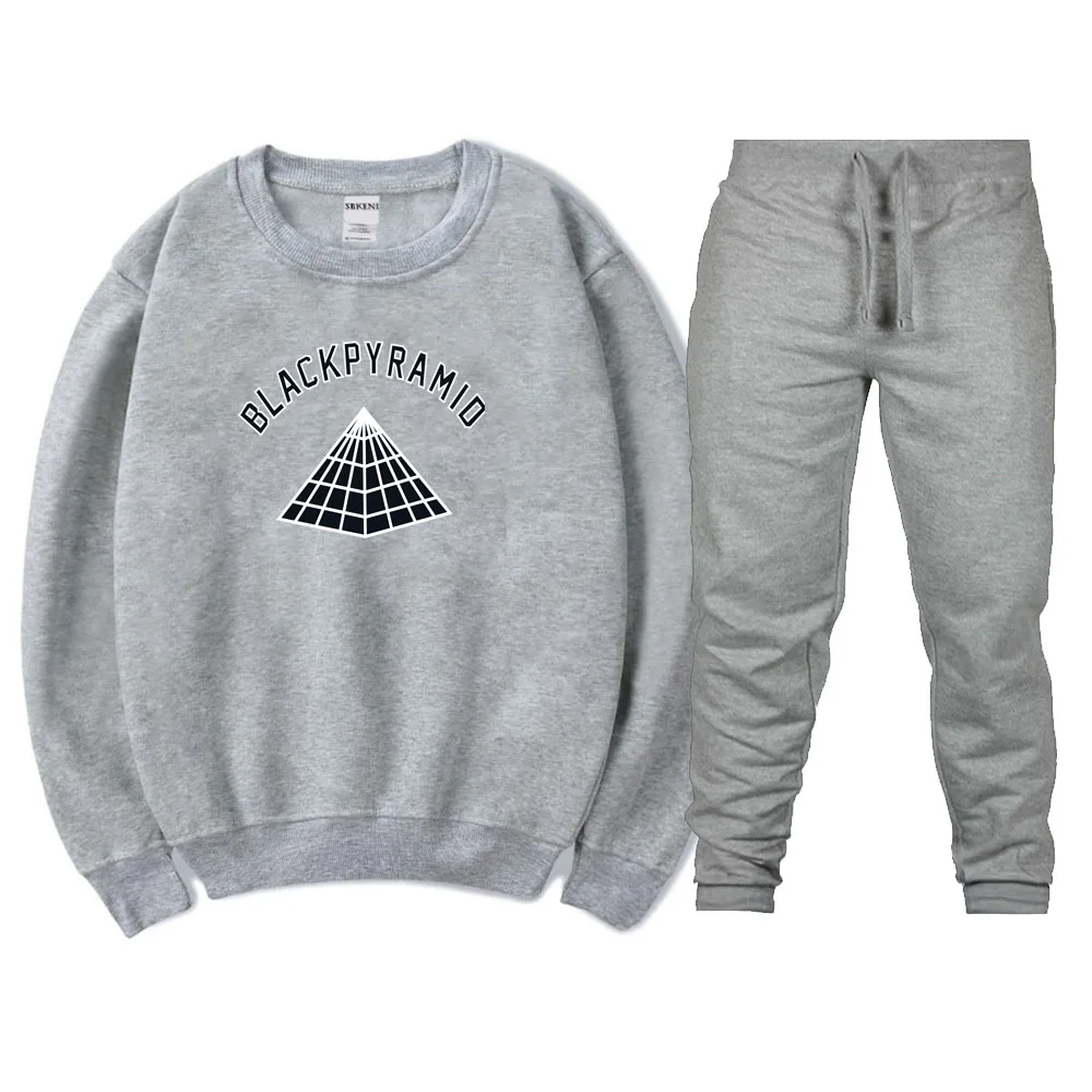 2019 Fashion BLACK PYRAMID Hip Hop Hoodies Men Chris Brown Street Style Long Sleeve Sweatshirt Justin Bieber Purpose Tour Hoody