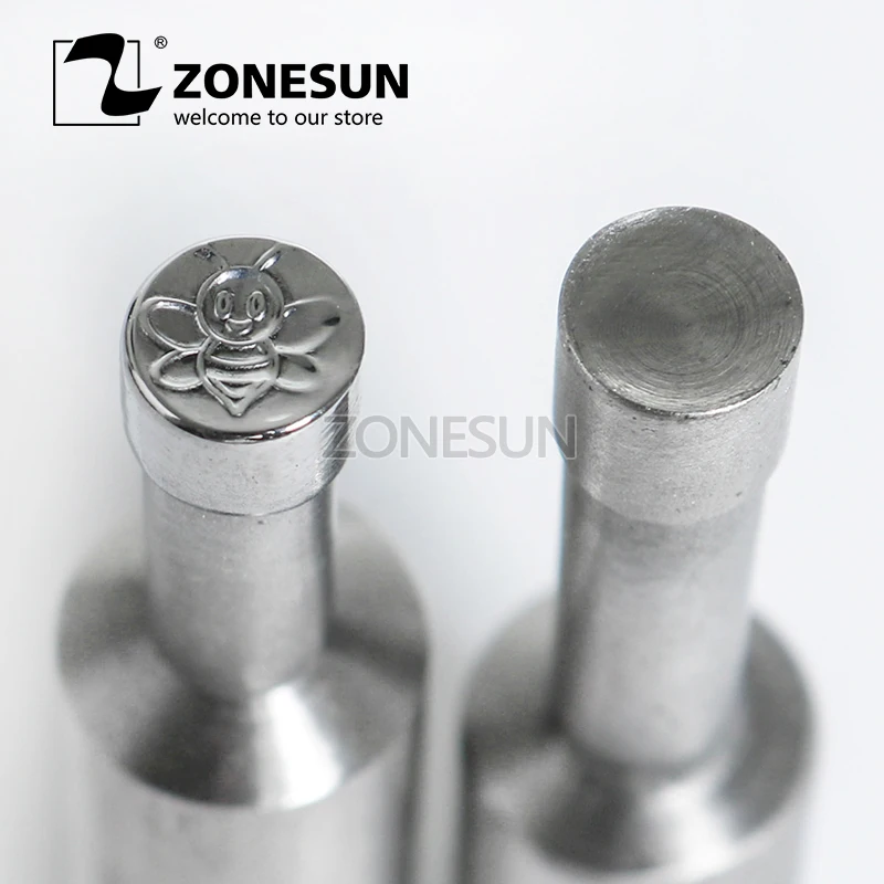 

ZONESUN Bee logo custom candy milk tablet slice die Stamp precision punch die mold sugar tablet press tool TDP 0/1.5/3