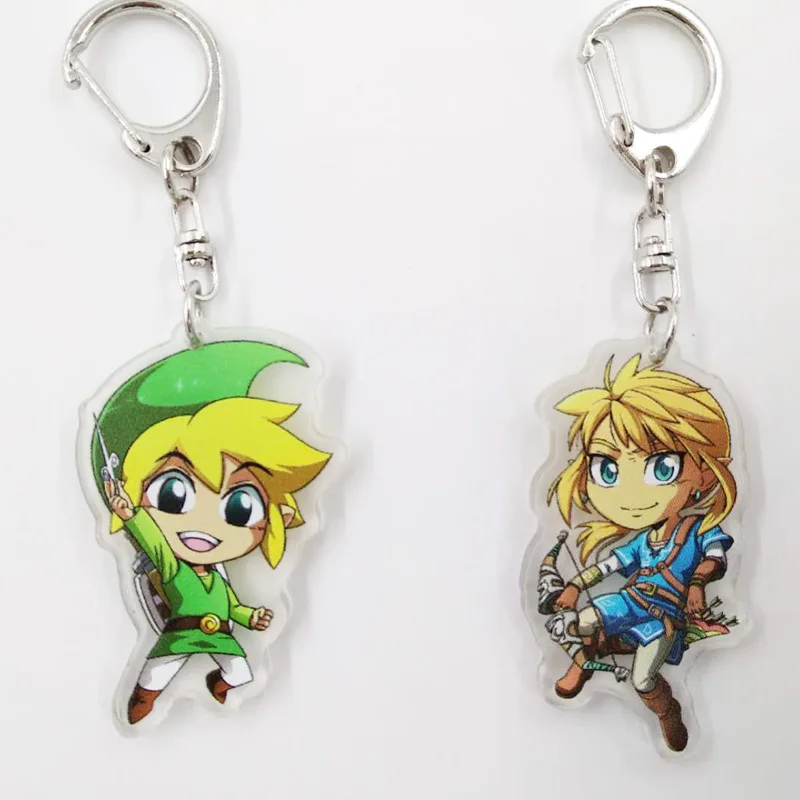 

Legend Of Zelda Game Animal Triangle Pendant Charm Keychain Jewelry Christmas Gifts For Women And Men