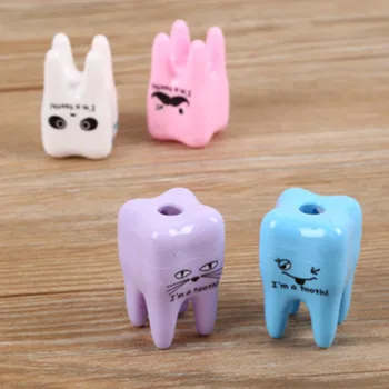 

Free ship 20pcs Lovely Cute Tooth Pencil Sharpener School Kid's children Favorite Beautiful stationary dental clinic gift
