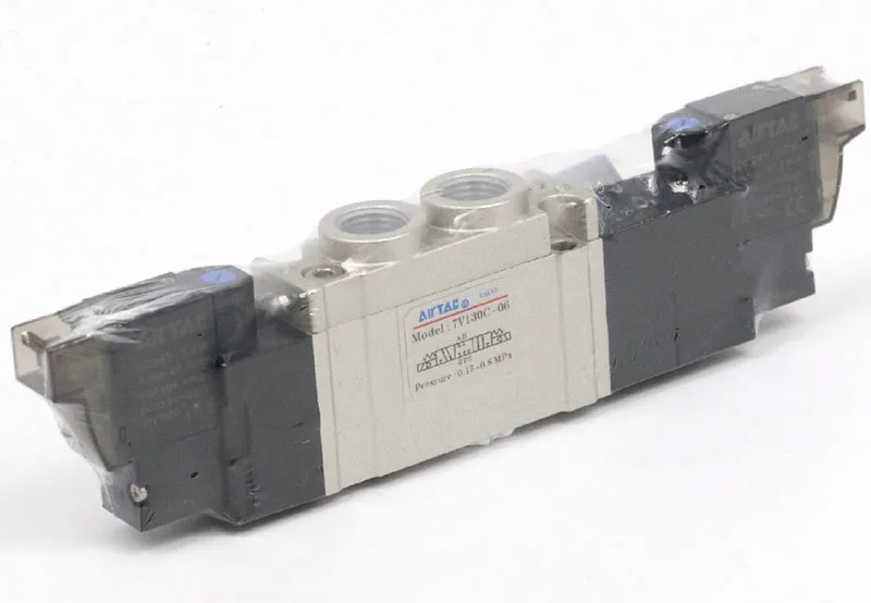5-ходовой Пневматический электромагнитный клапан 7V130C-06E050 / DC12V 1/8 дюйма Порт Airtac