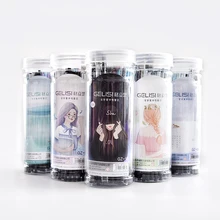 80 шт./лот заправки 0,5 мм Полная игла черные и красные бочки 0,35 воды Сменные стержни для ручек 0,38 гелевая ручка свинец