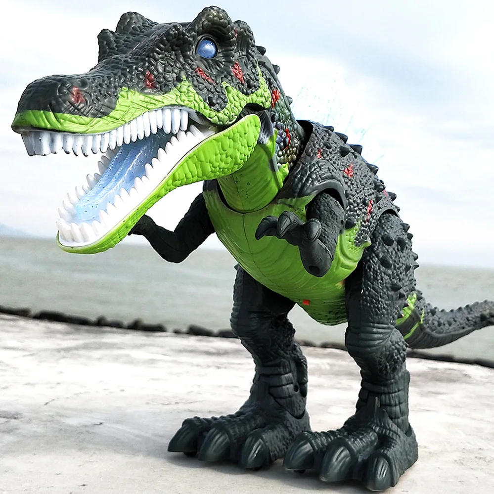 Электрическая игрушка большого размера, ходячий динозавр, светильник со звуком тираннозавра, детские игрушки, 1 шт., электрическая игрушка