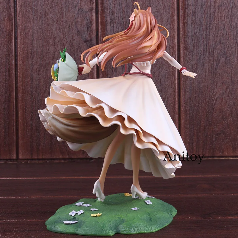 Аниме Spice and Wolf Holo свадебное платье Ver. 1/8 Масштаб ПВХ Голо фигурка Коллекционная модель игрушки 21 см аниме фигурка