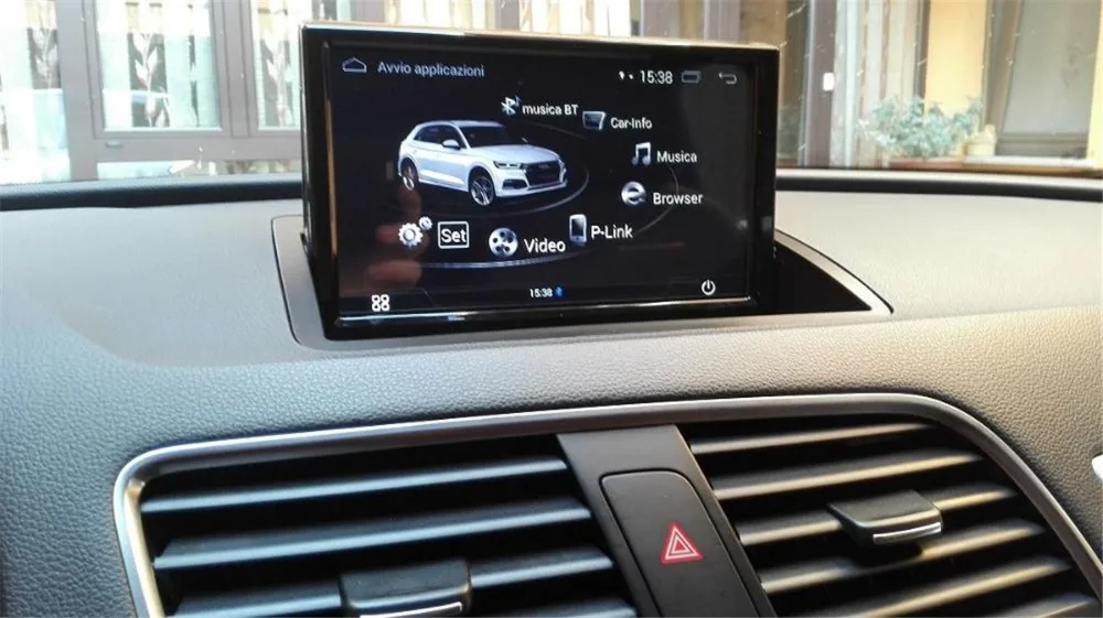2din автомобильный DVD на основе Android GPS радио для Audi Q3 2011 2012 2013 2014 2015 2016 Стерео Аудио