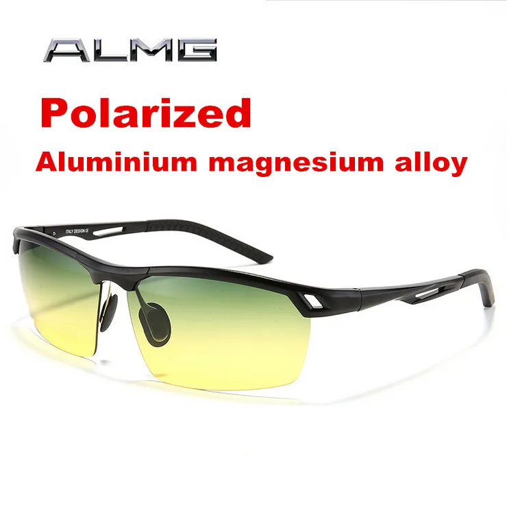 Day and night Driving Polaroid Sunglasses Men Polarized SunGlasses for