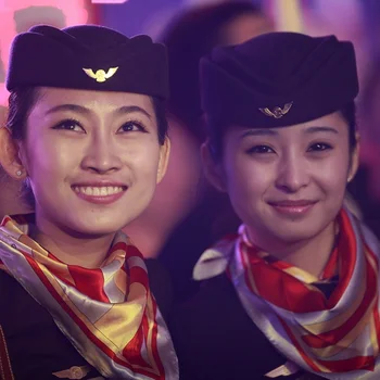 

Stewardess hats airline uniform accessories aircraft flight attendant female caps captain purple stage perform hat