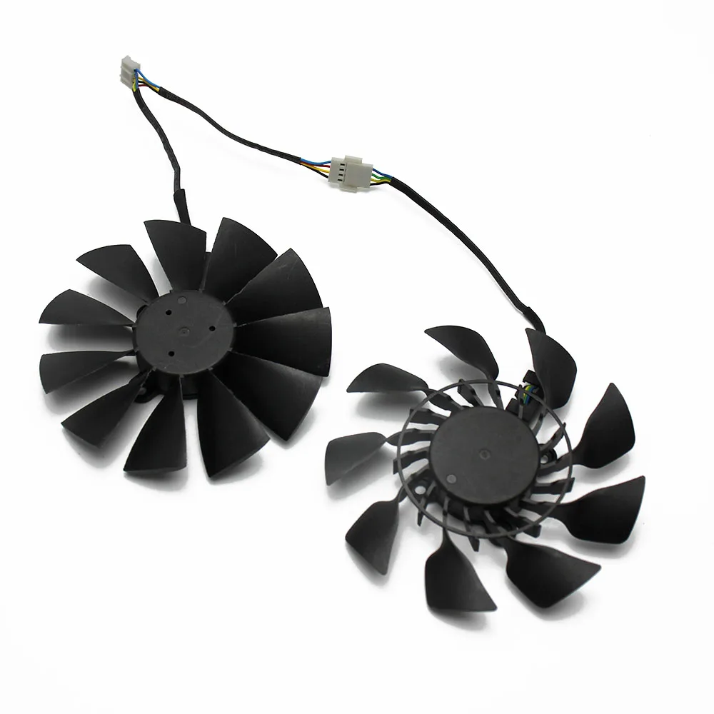 2 шт./лот вентилятор охлаждения для ASUS GTX760 780 780TI R9 280 290 280X 290X 390 390X GTX970