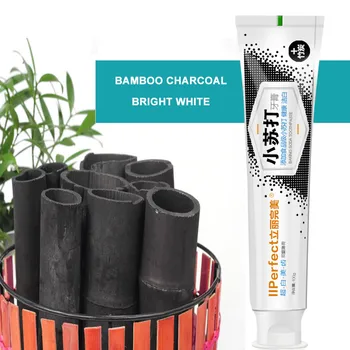 

Baking Soda Bamboo Charcoal Whitening to Bad Breath Smoke Coffee Tea Stain Plaque Stains Remove Herbal Natural Toothpaste