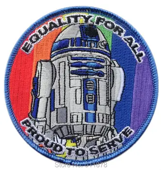 

THE FORCE AWAKENS EQUALITY FOR ALL STAR WARS 7 VII TV Movie Series patch Uniform applique iron on badge