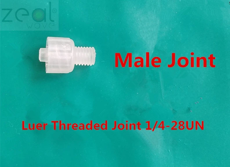 

FOR Luer Threaded Joint 1/4-28UNF Medical Research Male And Female Plastic PP Polypropylene Straight Through Luer Joint